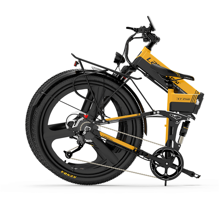Lankeleisi XT750 Sports Version 500W 26" Foldable E-Bike 614Wh Electric Mountain Bike 48V 12.8Ah Battery - Buybestgear