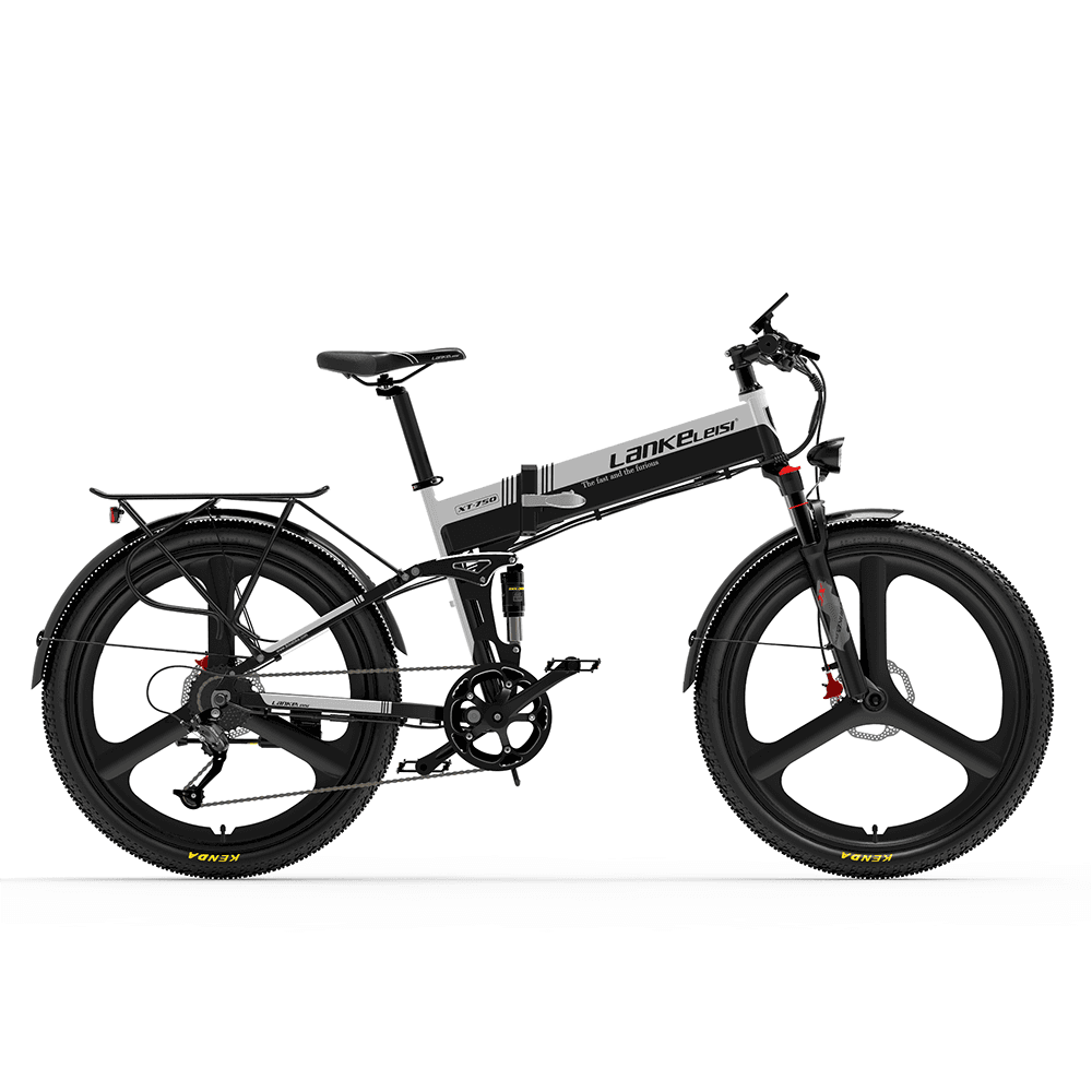 Lankeleisi XT750 Sports Version 500W 26" Foldable E-Bike 614Wh Electric Mountain Bike 48V 12.8Ah Battery - Buybestgear