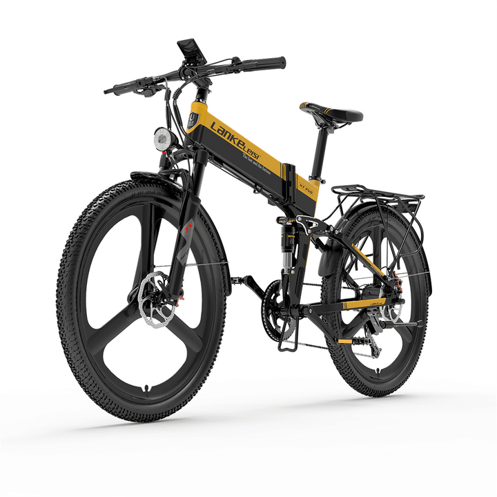 Lankeleisi XT750 Sports Version 500W 26" Foldable E-Bike 614Wh Electric Mountain Bike 48V 12.8Ah Battery - Buybestgear
