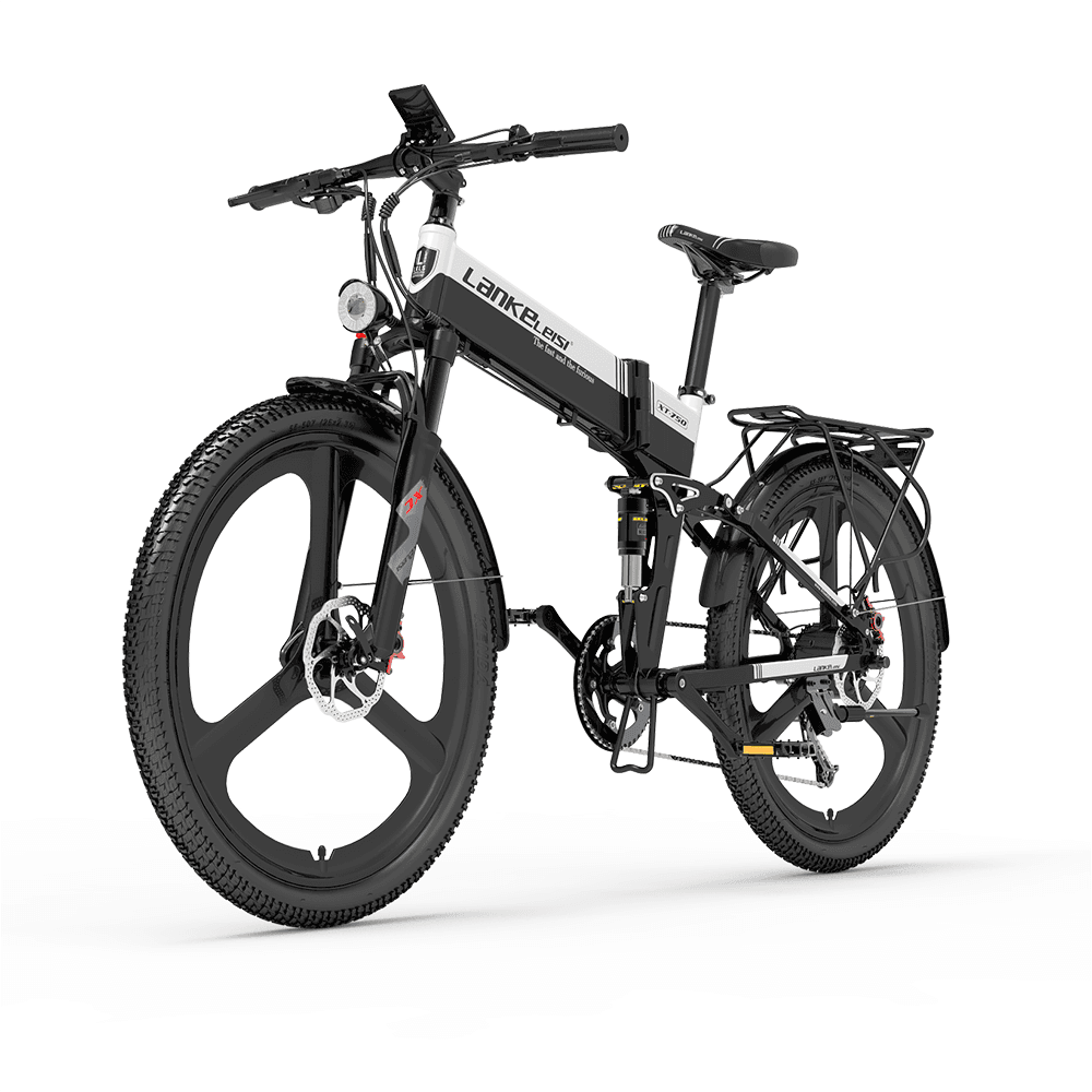 Lankeleisi XT750 Sports Version 500W 26" Foldable E-Bike 614Wh Electric Mountain Bike 48V 12.8Ah Battery - Buybestgear