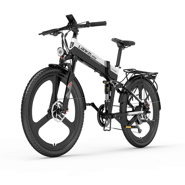 Lankeleisi XT750 Sports Version 500W 26" Foldable E-Bike 614Wh Electric Mountain Bike 48V 12.8Ah Battery - Buybestgear