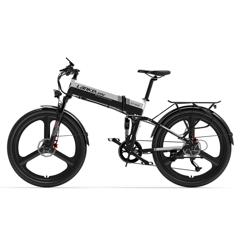 Lankeleisi XT750 Sports Version 500W 26" Foldable E-Bike 614Wh Electric Mountain Bike 48V 12.8Ah Battery - Buybestgear