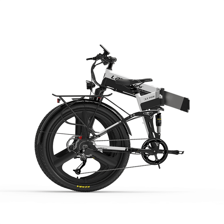 Lankeleisi XT750 Sports Version 500W 26" Foldable E-Bike 614Wh Electric Mountain Bike 48V 12.8Ah Battery - Buybestgear