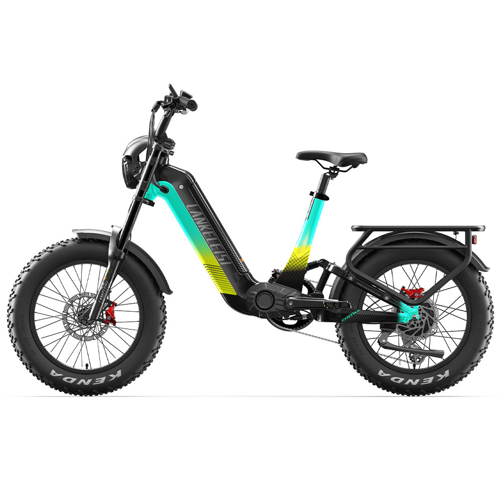 Lankeleisi RX800 Plus 2025 Version 1000W 20" Fat Bike 960Wh Full Suspension Electric Bike with Torque Sensor 48V 20Ah Battery SUV E-Bike