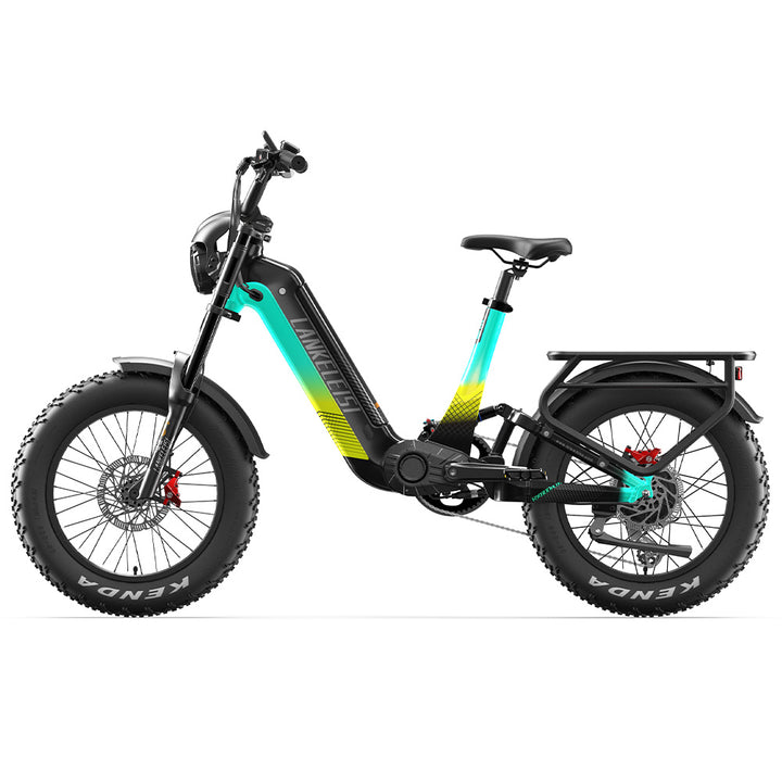 Lankeleisi RX800 Plus 2025 Version 1000W 20" Fat Bike 960Wh Full Suspension Electric Bike with Torque Sensor 48V 20Ah Battery SUV E-Bike