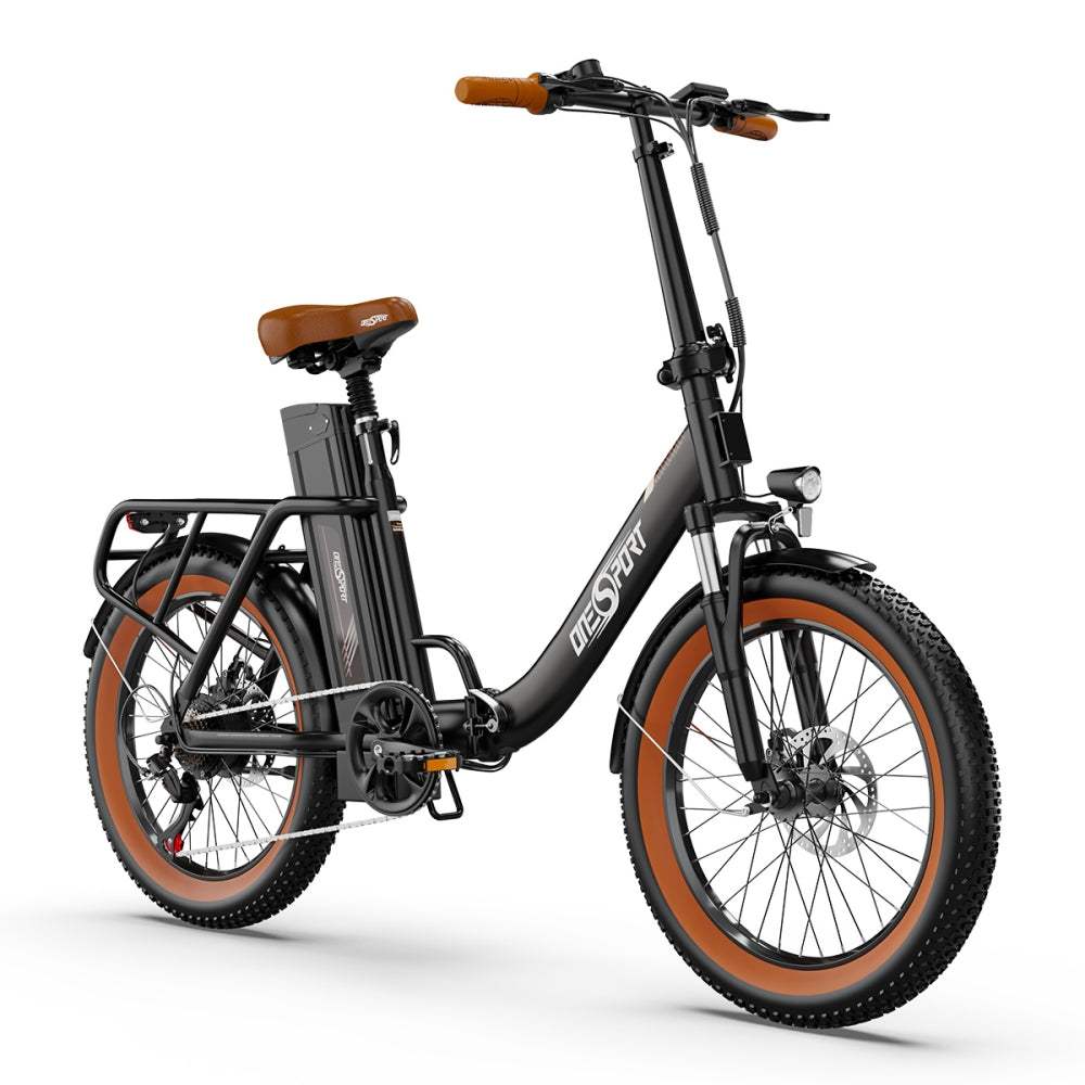OneSport OT16-2 250W 20" Foldable Electric Bike 816Wh E-bike 48V 17Ah Battery Support APP - Buybestgear