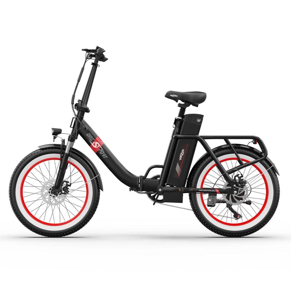 OneSport OT16-2 250W 20" Foldable Electric Bike 816Wh E-bike 48V 17Ah Battery Support APP - Buybestgear