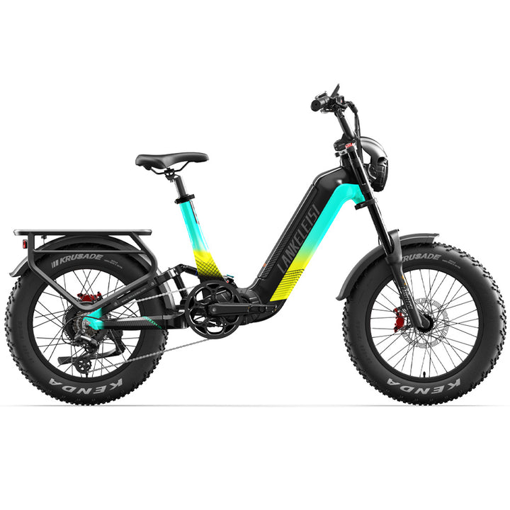 Lankeleisi RX800 Plus 2025 Version 1000W 20" Fat Bike 960Wh Full Suspension Electric Bike with Torque Sensor 48V 20Ah Battery SUV E-Bike