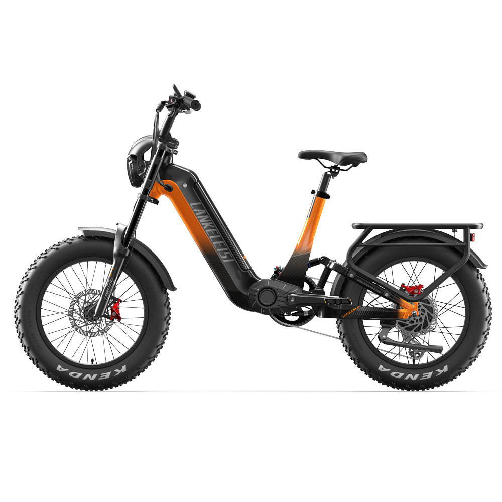 Lankeleisi RX800 Plus 2025 Version 1000W 20" Fat Bike 960Wh Full Suspension Electric Bike with Torque Sensor 48V 20Ah Battery SUV E-Bike