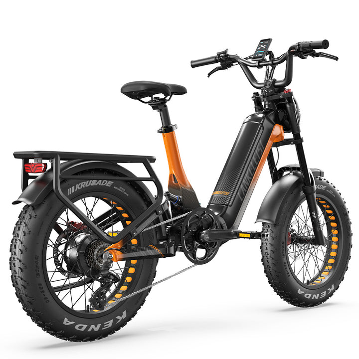 Lankeleisi RX800 Plus 2025 Version 1000W 20" Fat Bike 960Wh Full Suspension Electric Bike with Torque Sensor 48V 20Ah Battery SUV E-Bike