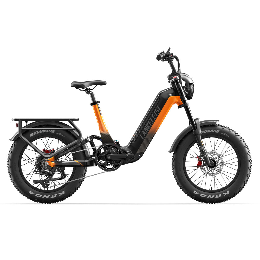 Lankeleisi RX800 Plus 2025 Version 1000W 20" Fat Bike 960Wh Full Suspension Electric Bike with Torque Sensor 48V 20Ah Battery SUV E-Bike