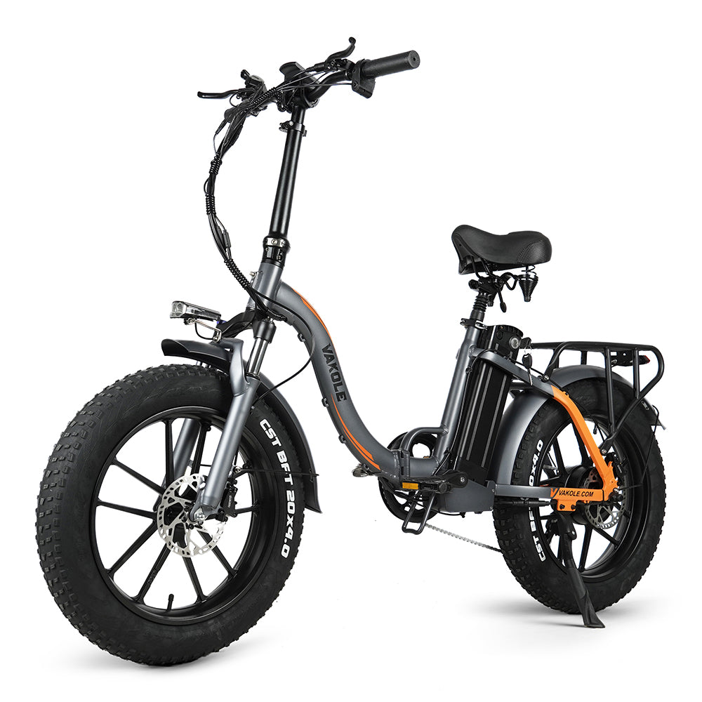 Vakole Y20 Pro 20" Foldable Step-through Electric Fat Bike with 20Ah Samsung Battery Support APP