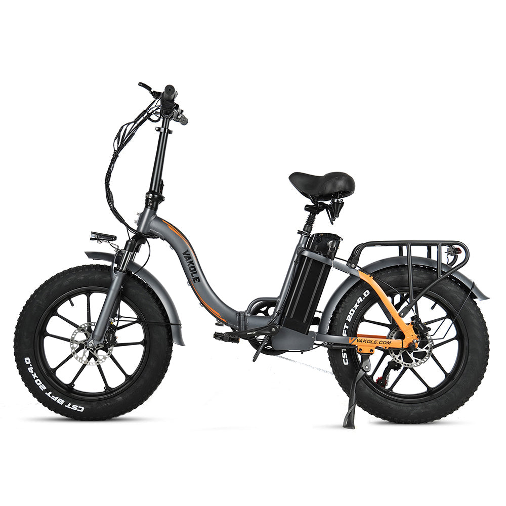 Vakole Y20 Pro 20" Foldable Step-through Electric Fat Bike with 20Ah Samsung Battery Support APP