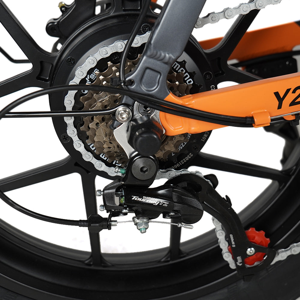 Vakole Y20 Pro 20" Fat Bike Eléctrica Plegable con 20Ah Samsung Batería Support APP