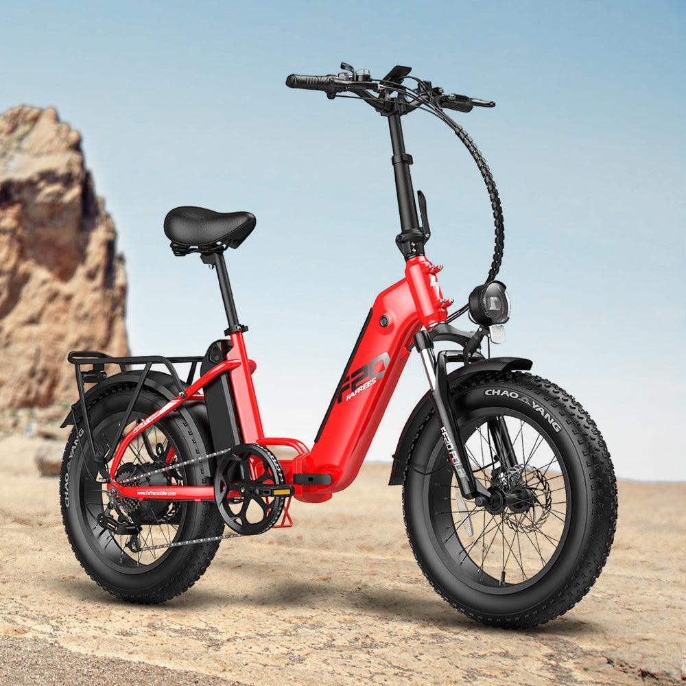 Fafrees FF20 Polar 500W Dual Batteries 10.4Ah*2 20" Foldable Electric Bike Fat Bike - Buybestgear