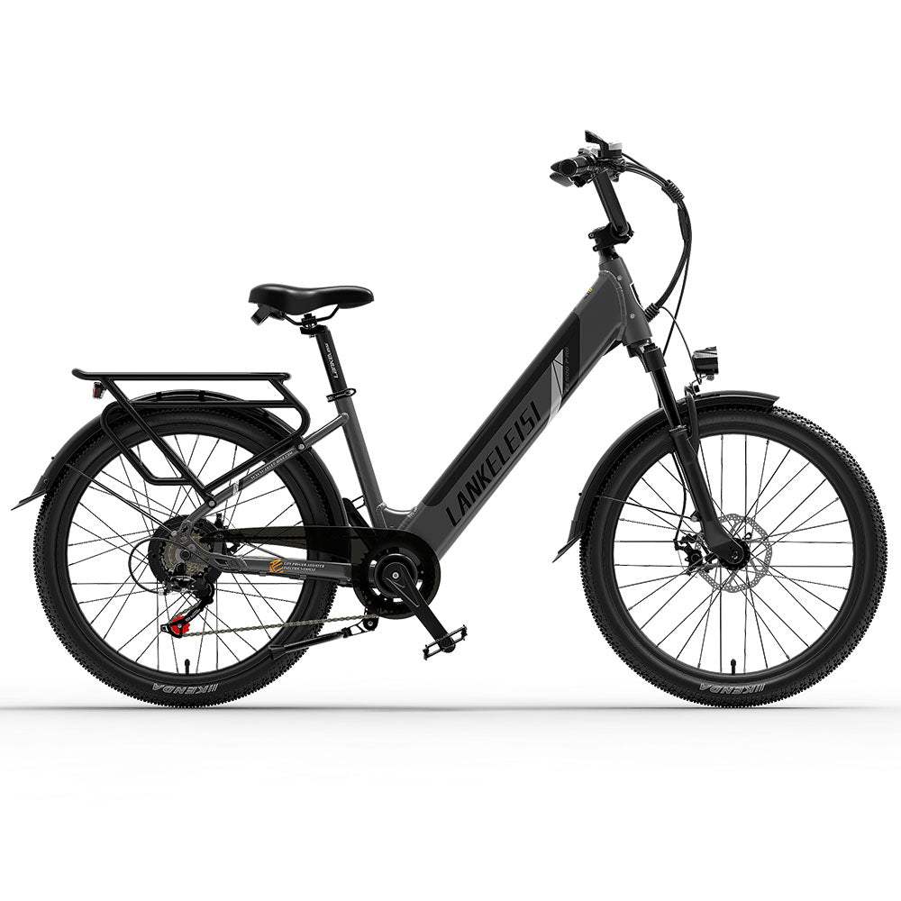 Lankeleisi ES500 Pro 500W 24" Electric Trekking Bike 14.5Ah City E-bike - Buybestgear