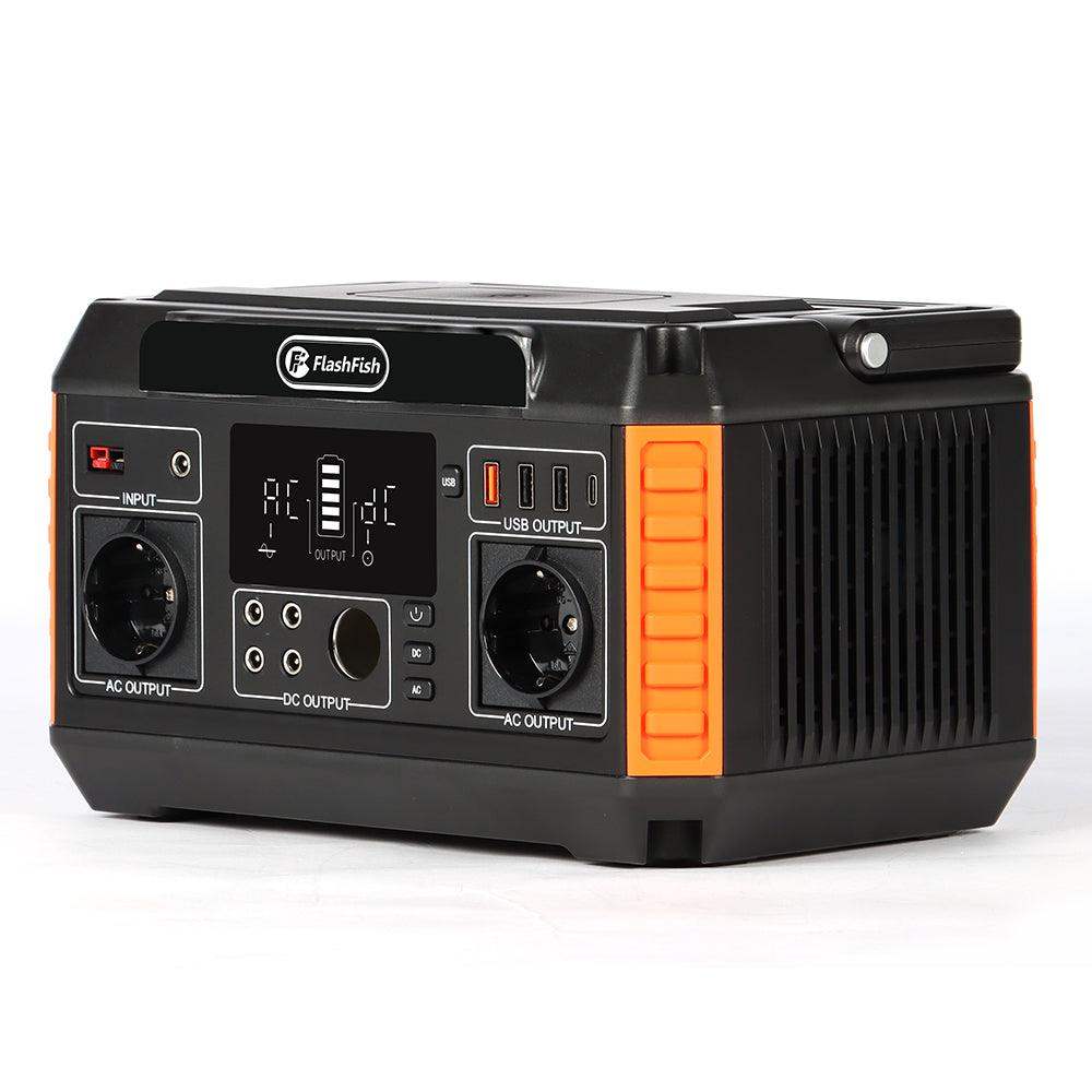 FlashFish P60 520Wh 140400mAh Portable Power Station with 560W AC Output - Buybestgear