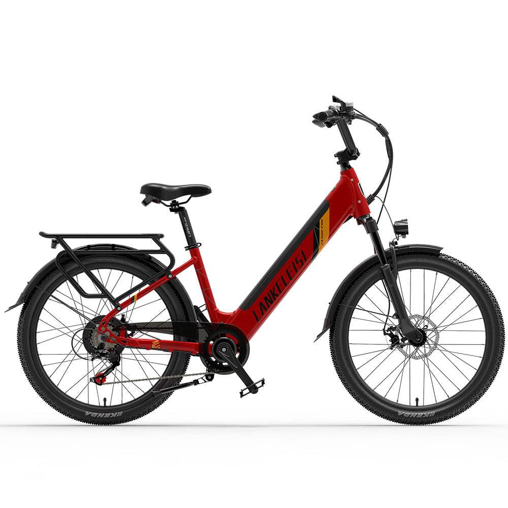 Lankeleisi ES500 Pro 500W 24" Electric Trekking Bike 14.5Ah City E-bike - Buybestgear