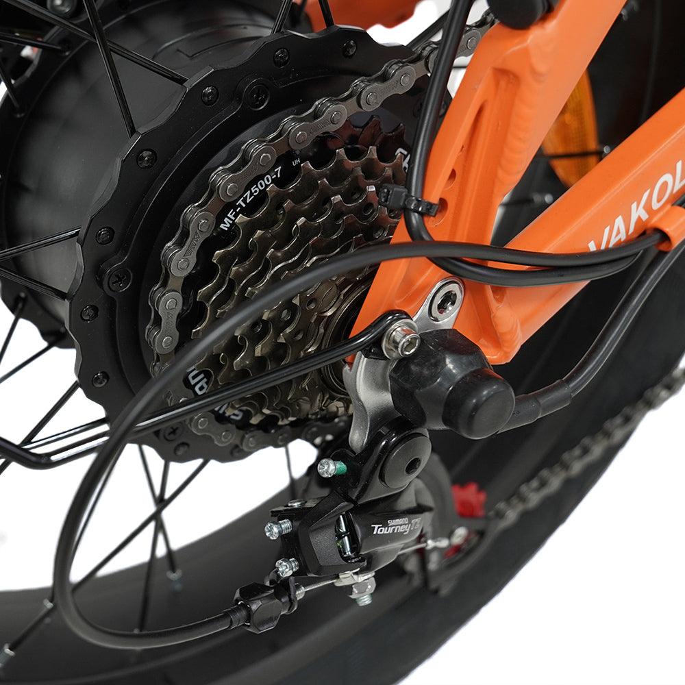 VAKOLE CO20 20" 750W*2 Dual Motor Fat Bike Folding Electric Bike 15Ah E-bike - Buybestgear
