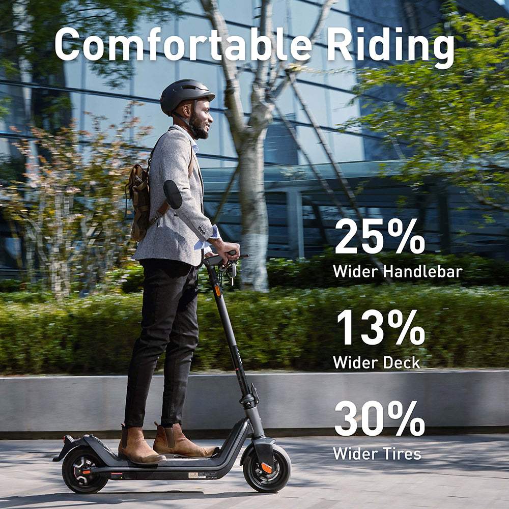 NIU KQi3 Pro 350W Motor 9.5 Inch Electric Kick Scooter 10.4Ah Battery Support APP - Buybestgear
