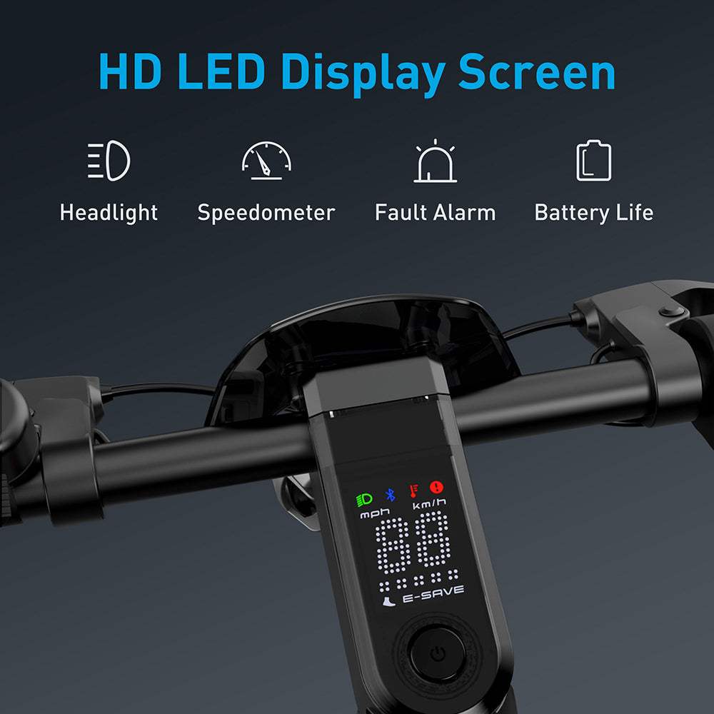 NIU KQi3 Pro 350W Motor 9.5 Inch Electric Kick Scooter 10.4Ah Battery Support APP - Buybestgear