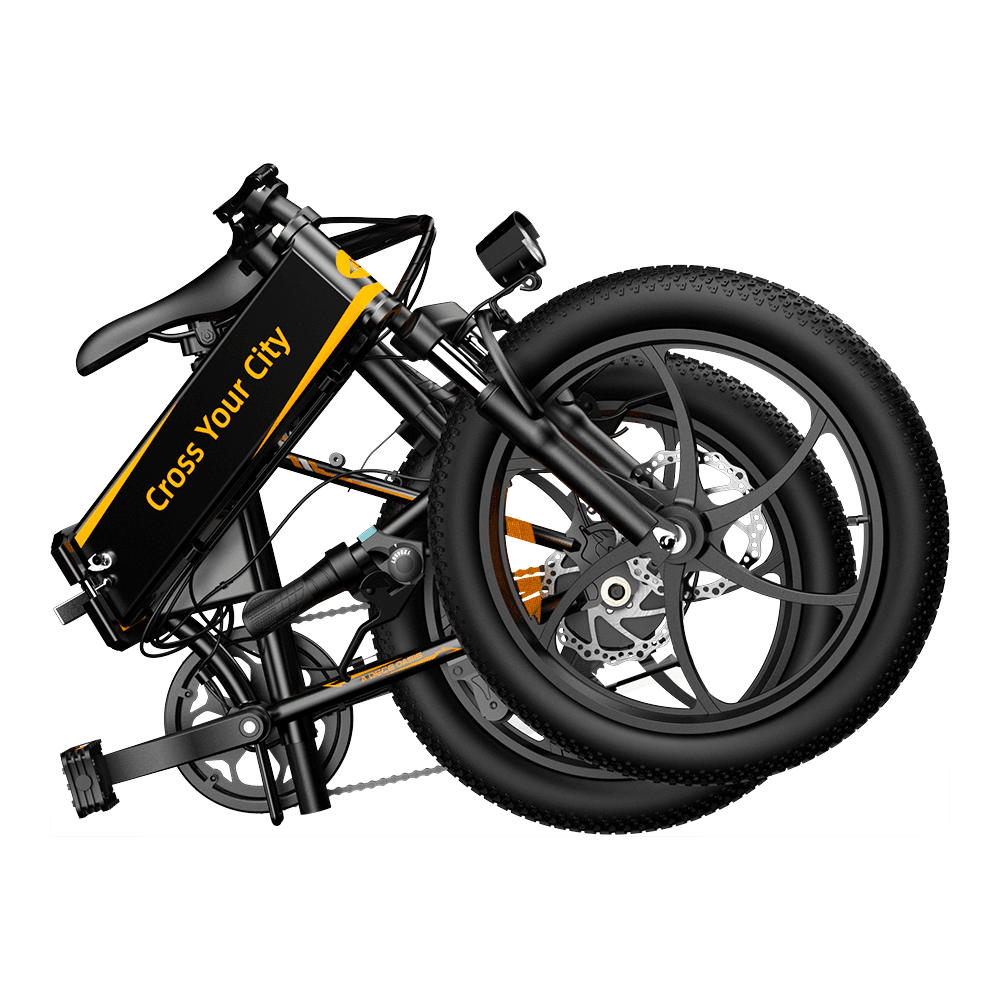 ADO A20+ 250W Folding Electric Bike City E-bike 10.4Ah Battery with New Controller - Buybestgear