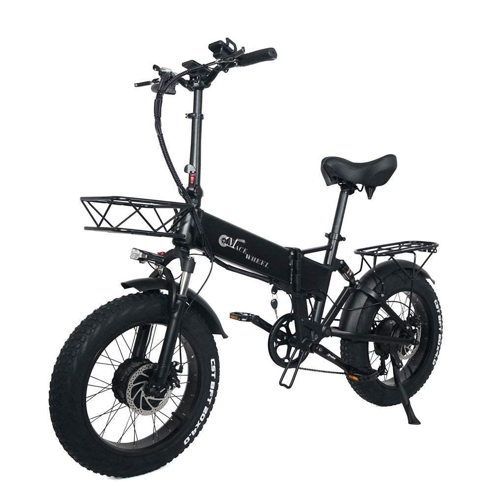 CMACEWHEEL RX20 Max 750Wx2 20" Fat Bike Dual Motor Foldable 17Ah E Mountain Bike EMTB - Buybestgear