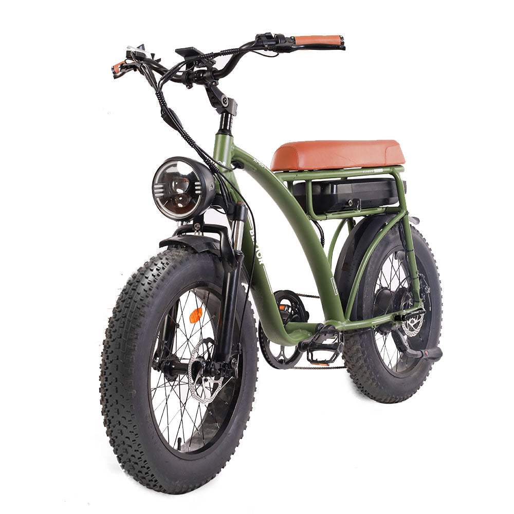 Bezior XF001 1000W 20" Fat Tire E Mountain Bike 12.5Ah E-Bike - Buybestgear