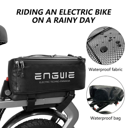 Engwe Bike Trunk Bag Bicycle Rack Rear Carrier Bag 7L - Buybestgear