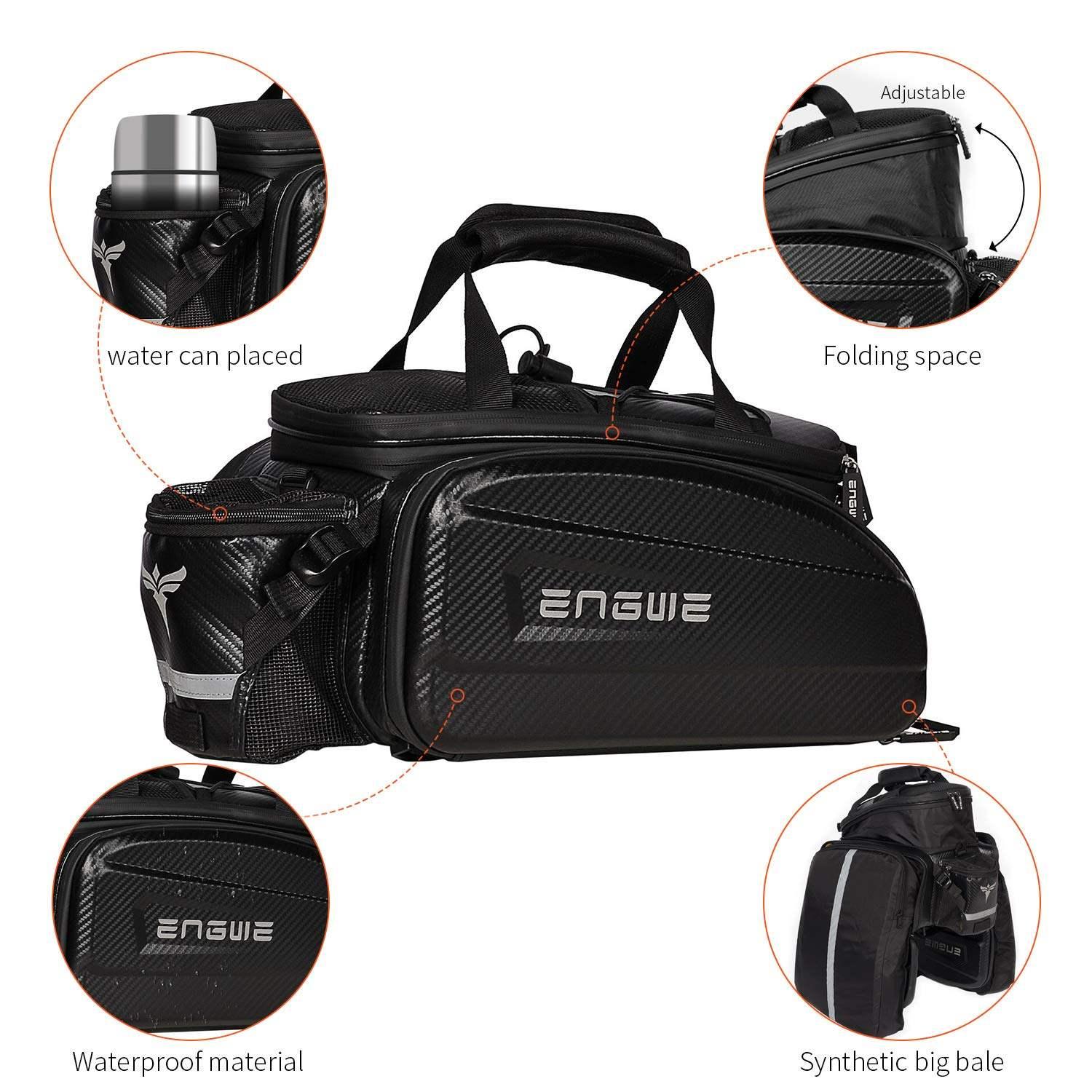ENGWE Waterproof Bike Rack Bag With (17-35L) - Buybestgear