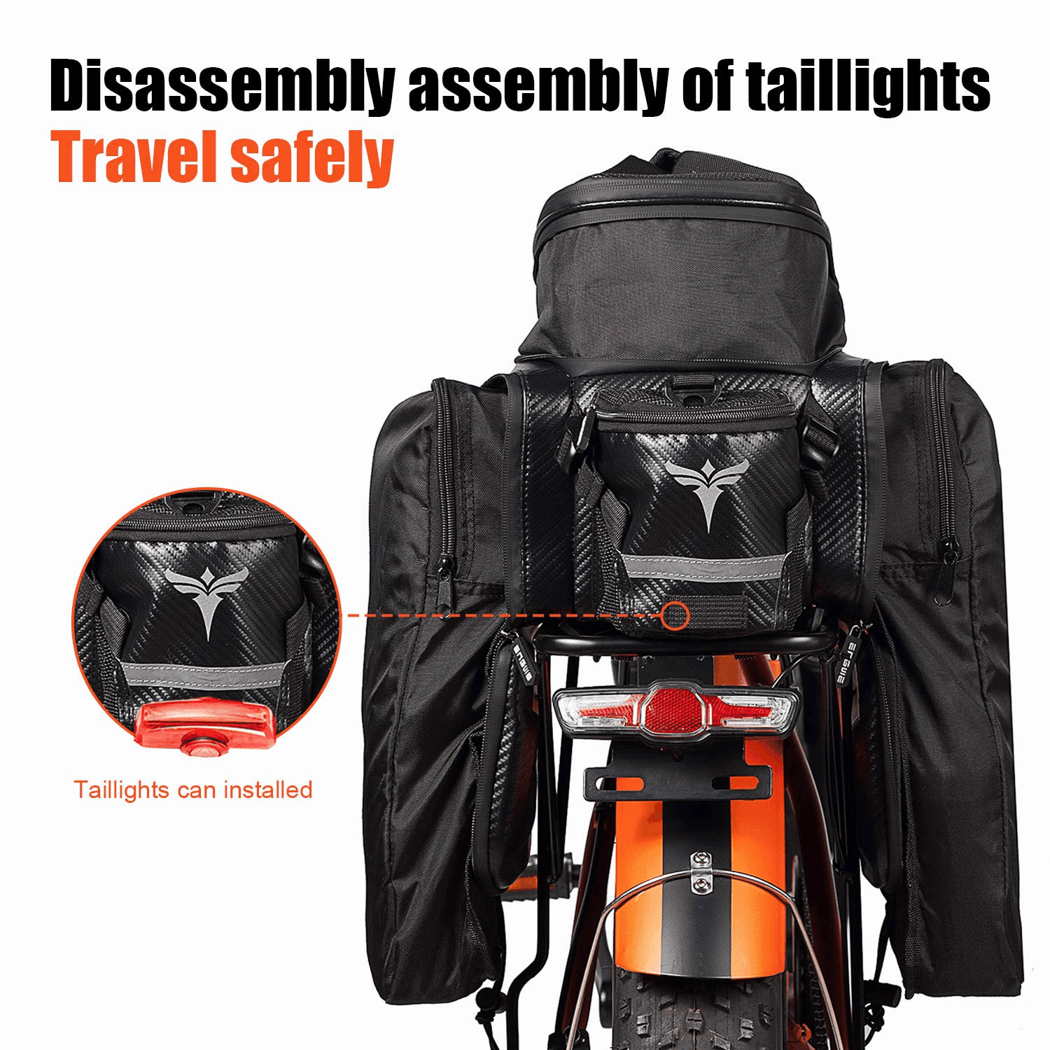 ENGWE Waterproof Bike Rack Bag With (17-35L) - Buybestgear