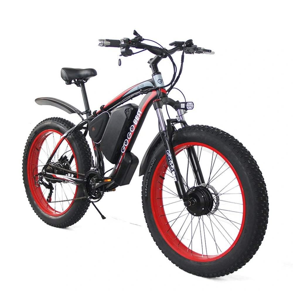 Gogobest GF700 500Wx2 Dual Motor 26" Fat Bike E Mountain Bike EMTB 17.5Ah E-Bike - Buybestgear