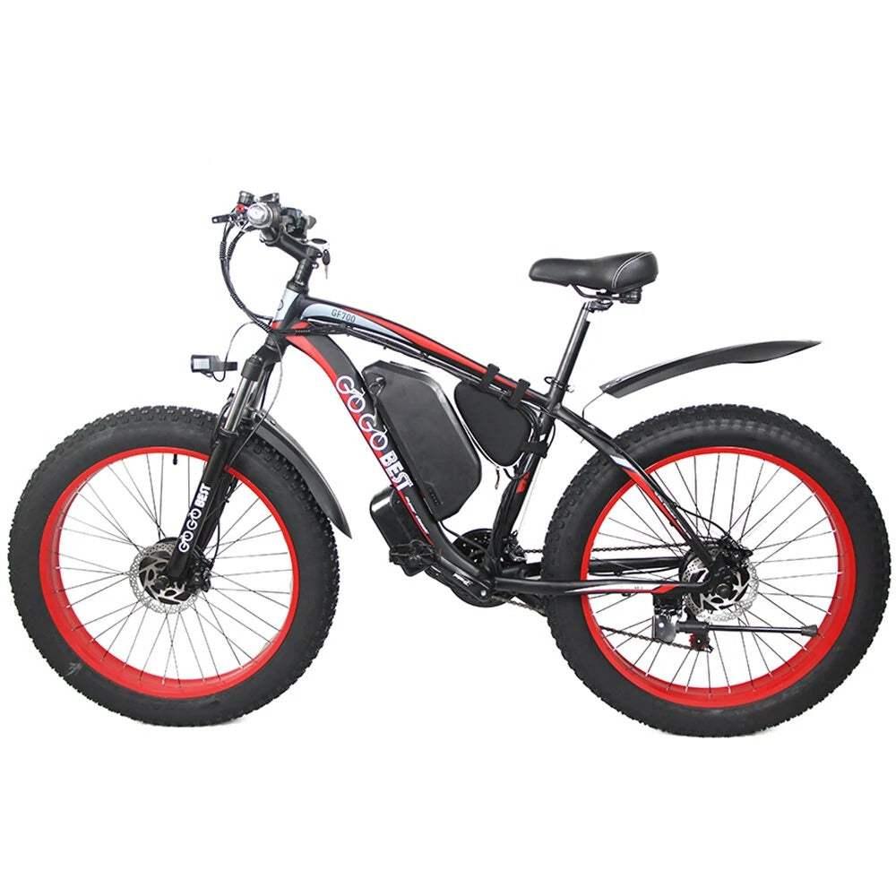 Gogobest GF700 500Wx2 Dual Motor 26" Fat Bike E Mountain Bike EMTB 17.5Ah E-Bike - Buybestgear