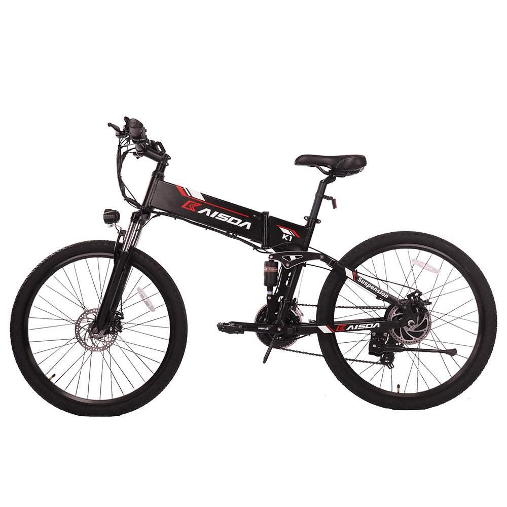 Kaisda K1 500W 26 Inch Folding Electric Mountain Bike 48V 10.4Ah E-bike - Buybestgear