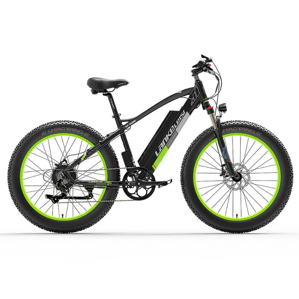Lankeleisi XC4000 1000W Electric Fat Tire 17.5Ah E Mountain Bike EMTB E-Bike - Buybestgear