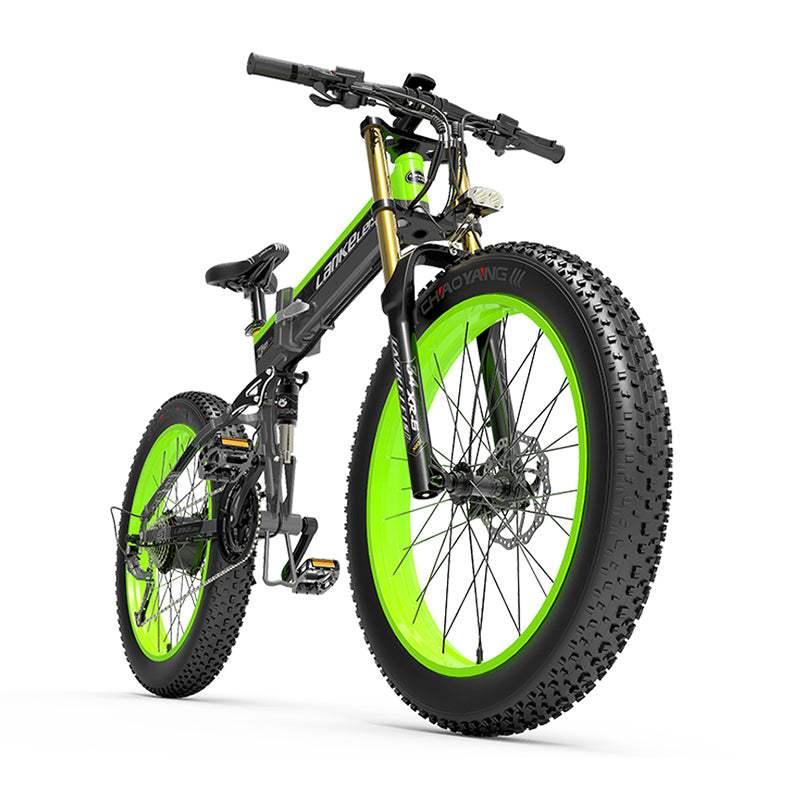 Lankeleisi XT750 Plus 1000W 26" Fat Bike Dual Crown Fork Foldable 17.5Ah E Moutain Bike EMTB - Buybestgear