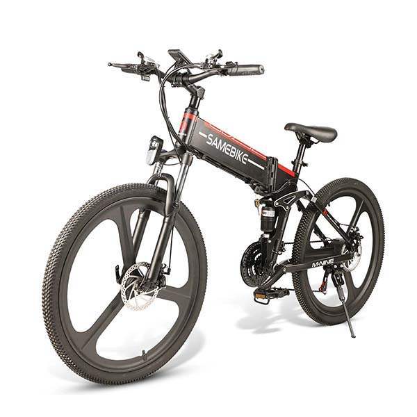 Samebike LO26 350W Folding Electric Mountain Bike 25km/h 70km - Buybestgear