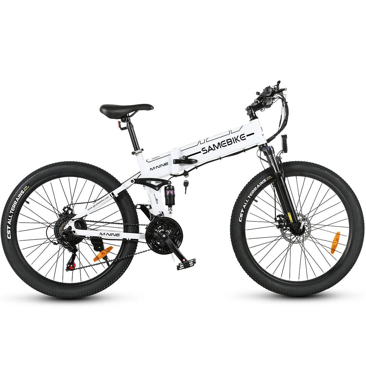 Samebike LO26-II 750W 26" Spoked Wheel Foldable Electric Bike 10Ah E Mountain Bike EMTB - Buybestgear