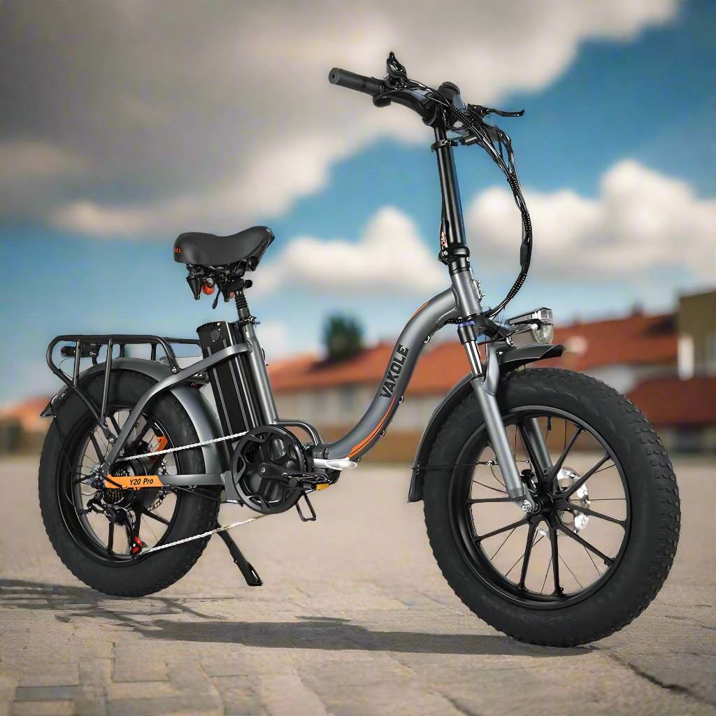 VAKOLE Y20 Pro 750W 20" Foldable Electric Fat Bike with 20Ah Samsung Battery Support APP